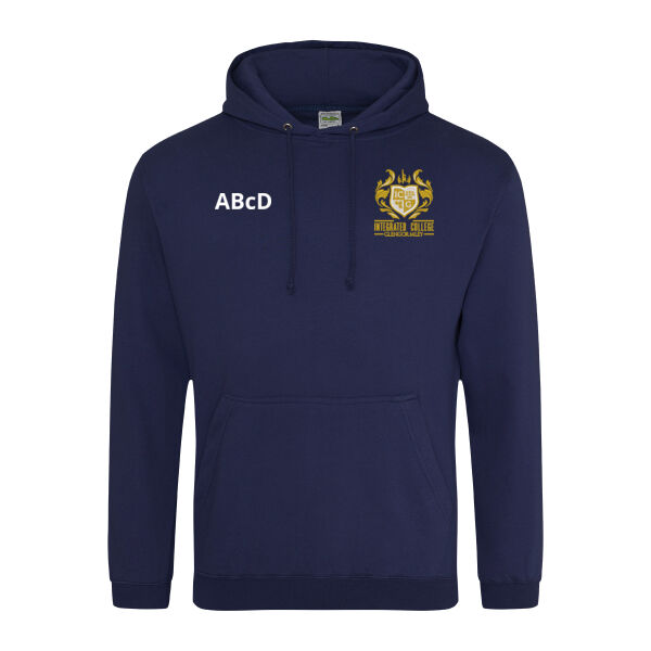 Int. College Glengormley Year 12 Leavers Hoodie - Navy Thumbnail