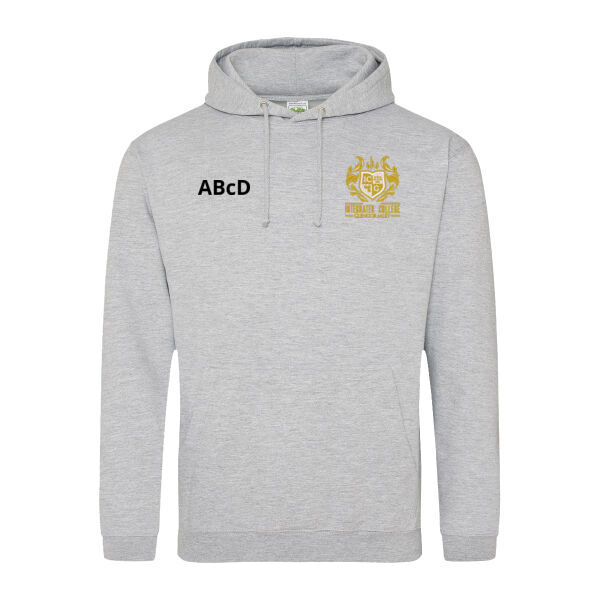 Int. College Glengormley Year 14 Leavers Hoodie - Heather Grey Thumbnail
